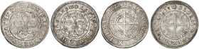 EUROPA. - STRASBOURG. - Stadt.&nbsp;&nbsp; 
 Lot von 2 Stück: Ähnliche, etwas spätere Groschen (Assis).
E. u. L. 388 ff. ss