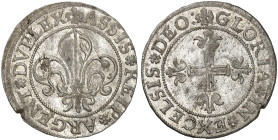 EUROPA. - STRASBOURG. - Stadt.&nbsp;&nbsp; 
 Dreibätzner o. J., Kipperzeit (1615-1623). Lilie / Blumenkreuz.
E. u. L. 465 winz. Sfr., vz