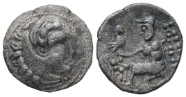 Kings of Macedon, Alexander III 'the Great', 336-323 BC. AR Drachm. 2.84 g - 18.24 mm. Celtic imitation.
