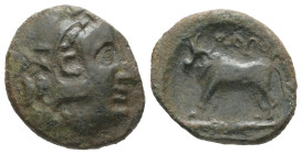 Thraco-Macedonian Tribes. Odrysai. AE. 4.05 g - 18.73 mm. Circa 187-72 BC.