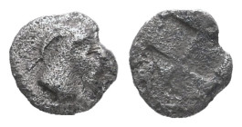 Thraco-Macedonian Region, Uncertain. AR Tetartemorion. 0.16 g - 6.41 mm. Circa 5th century BC.