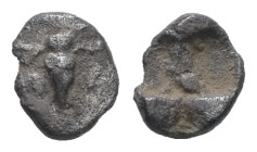 Thraco-Macedonian Region, Uncertain. AR Tetartemorion. 0.12 g - 5.74 mm. Circa 5th century BC.