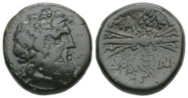 Macedon, Bottiaiai. AE. 8.31 g - 20.36 mm. After 148 BC.