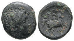 Kings of Macedon, Philip II, 359-336 BC. AE. 6.37 g - 18.77 mm.