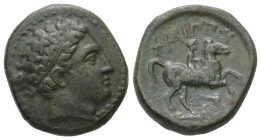 Kings of Macedon, Philip II, 359-336 BC. AE. 5.76 g - 18.92 mm.