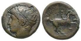 Kings of Macedon, Philip II, 359-336 BC. AE. 6.06 g - 18.25 mm.