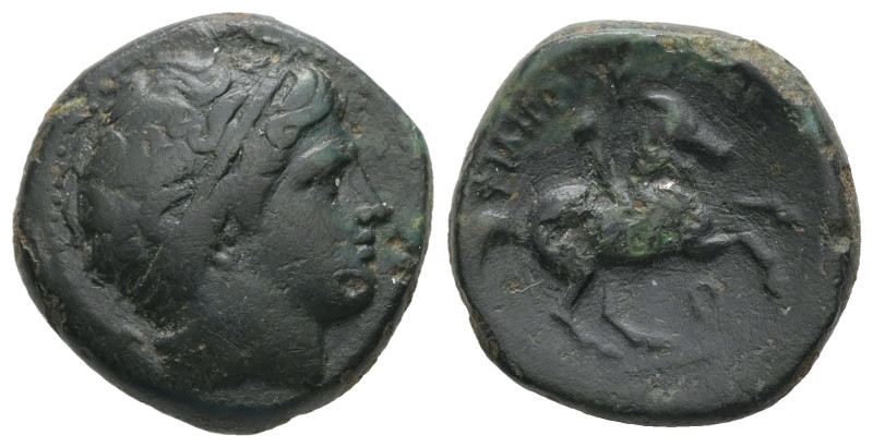 Kings of Macedon, Philip II, 359-336 BC. AE. 6.08 g - 18.70 mm.