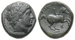 Kings of Macedon, Philip II, 359-336 BC. AE. 7.01 g - 17.52 mm.