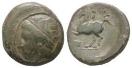 Kings of Macedon, Philip II, 359-336 BC. AE. 5.81 g - 19.01 mm.