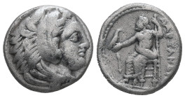 Kings of Macedon, Alexander III 'the Great', 336-323 BC. AR Drachm. 4.13 g - 16.55 mm. Amphipolis mint.