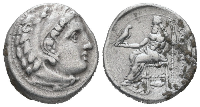 Kings of Macedon, Alexander III 'the Great', 336-323 BC. AR Drachm. 4.20 g - 18....