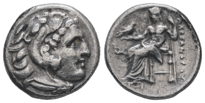 Kings of Macedon, Alexander III 'the Great', 336-323 BC. AR Drachm. 3.53 g - 16....