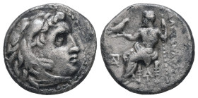 Kings of Macedon, Alexander III 'the Great', 336-323 BC. AR Drachm. 3.88 g - 17.18 mm. Magnesia mint.