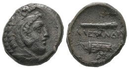 Kings of Macedon, Alexander III 'the Great', 336-323 BC. AE. 6.13 g - 18.19 mm.