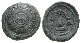 Kings of Macedon, Alexander III 'the Great', 336-323 BC. AE. 5.27 g - 18.19 mm.