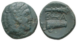 Kings of Macedon, Alexander III 'the Great', 336-323 BC. AE. 5.02 g - 17.82 mm.