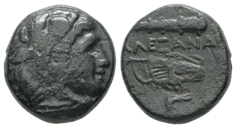 Kings of Macedon, Alexander III 'the Great', 336-323 BC. AE. 5.19 g - 16.62 mm.