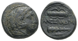 Kings of Macedon, Alexander III 'the Great', 336-323 BC. AE. 6.84 g - 18.04 mm.