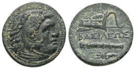 Kings of Macedon, Alexander III 'the Great', 336-323 BC. AE. 4.69 g - 20.56 mm.