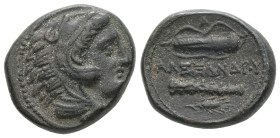 Kings of Macedon, Alexander III 'the Great', 336-323 BC. AE. 5.64 g - 18.86 mm.