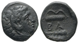 Kings of Macedon, Alexander III 'the Great', 336-323 BC. AE. 4.85 g - 17.47 mm.