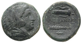 Kings of Macedon, Alexander III 'the Great', 336-323 BC. AE. 5.86 g - 18.65 mm.