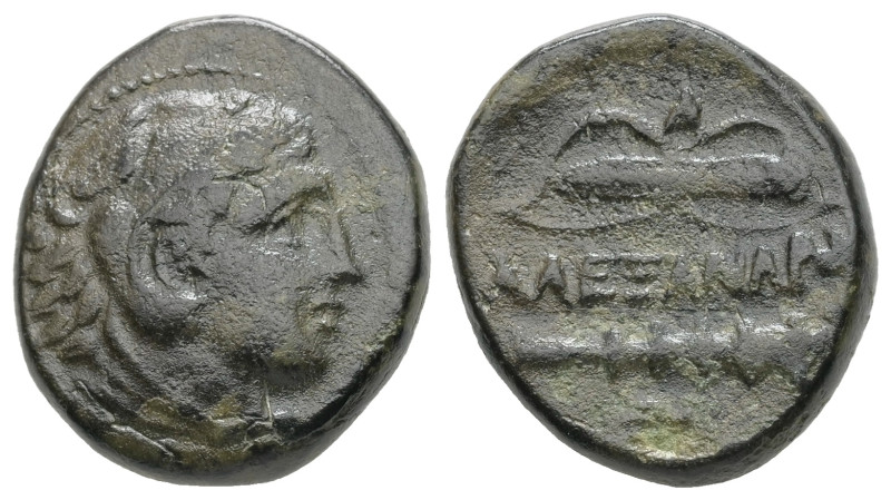 Kings of Macedon, Alexander III 'the Great', 336-323 BC. AE. 6.27 g - 19.10 mm.