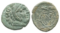 Kings of Thrace (Macedonian). Lysimachos, 305-281 BC. AE. 1.64 g - 14.19 mm.
