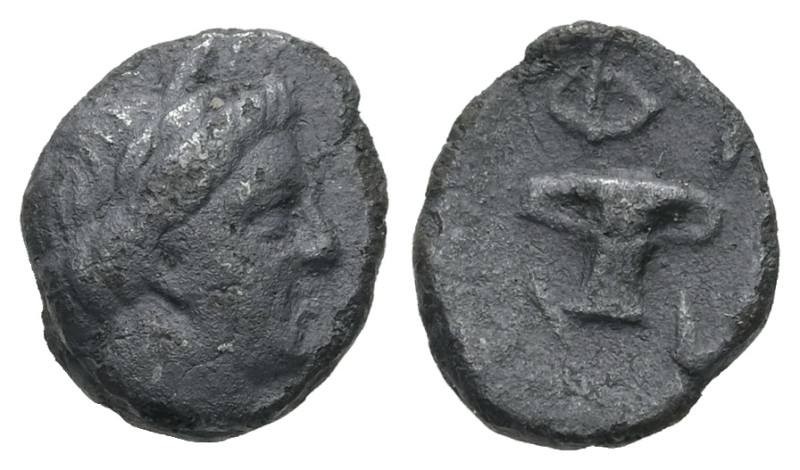 Kings of Thrace, Odrysian regal coinage. AE. 1.02 g - 11.03 mm. 4th-3rd centurie...