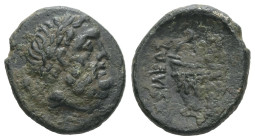 Kings of Thrace. (Kainian) Mostis, Circa 130-100 BC. AE. 2.69 g - 16.43 mm.