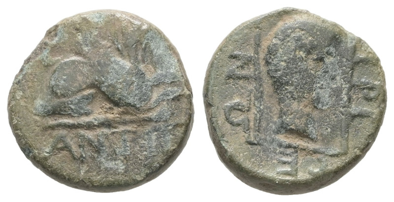 Thrace, Abdera. AE. 2.40 g - 18.23 mm. Circa 400-350 BC.