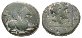 Thrace, Abdera. AE. 2.93 g - 15.37 mm. Circa 400-350 BC.