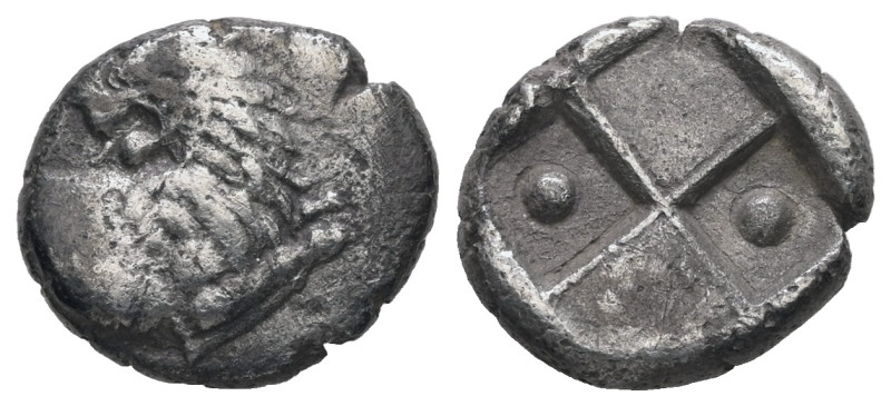 Thrace, Chersonesos. AR Hemidrachm. 2.16 g - 14.05 mm. Circa 386-338 BC.