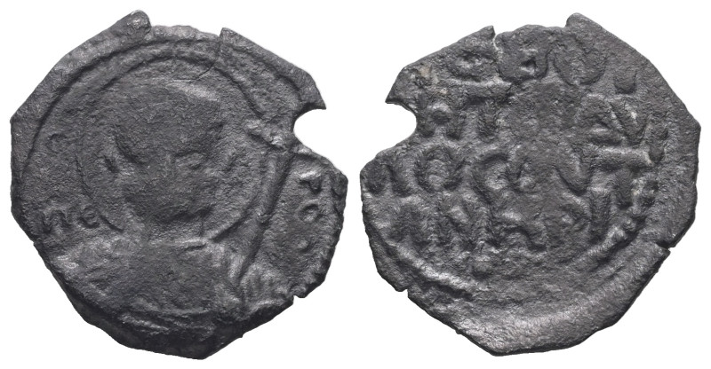 Crusaders. Antioch. Tancred, regent, AD 1101-1112. AE Follis. 2.03 g - 19.52 mm.