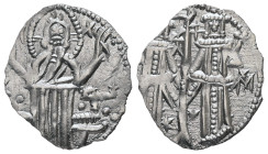 Bulgaria. Ivan Alexander and Michael Asen IV, AD 1331-1371. AR Gros. 1.31 g - 19.49 mm. Veliko Turnovo.