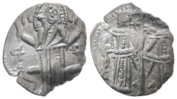 Bulgaria. Ivan Alexander and Michael Asen IV, AD 1331-1371. AR Gros. 1.51 g - 19.54 mm. Veliko Turnovo.
