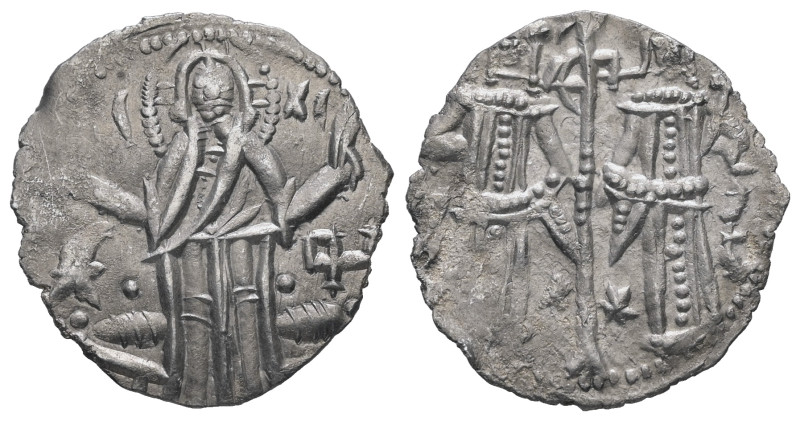 Bulgaria. Ivan Alexander and Michael Asen IV, AD 1331-1371. AR Gros. 1.66 g - 20...