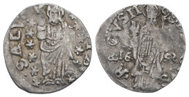 Croatia, Ragusa. 1 Grosetto 1653. AR. 0.42 g - 15.62 mm.