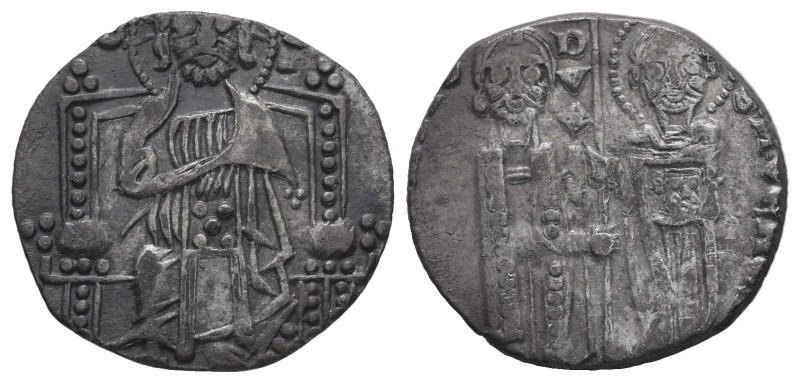 Italy, Republic of Venice. AR Grosso. 1.70 g - 18.10 mm. Circa 13th-14th century...