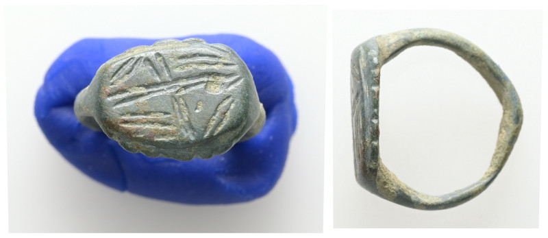 Ancient Bronze object, 3.27 g 14.82 mm