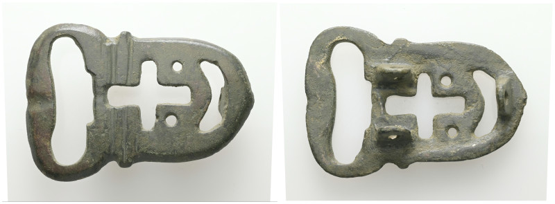 Ancient Bronze object, 15.23 g 48.69 mm