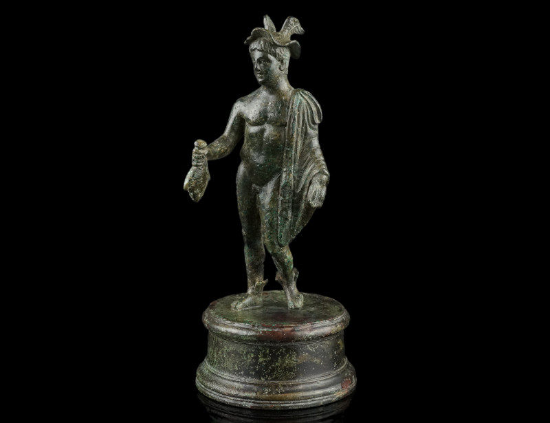A Fine Roman Bronze Statuette of Mercury
Circa 1st-2nd century AD.
The messenger...