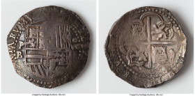 Philip II Cob 8 Reales ND (1578-1595) P-B XF (Shipwreck Effect), Potosi mint, KM-MB5.1, Cal-672. 26.79gm. HID09801242017 © 2024 Heritage Auctions | Al...