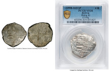 Philip III Cob 4 Reales ND (1598-1621)-P VF30 PCGS, Potosi mint, KM9. 12.69gm. HID09801242017 © 2024 Heritage Auctions | All Rights Reserved www.HA.co...