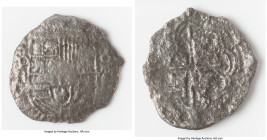 Philip III "Santa Margarita" Cob 8 Reales ND (1603-1612) P-R XF (Shipwreck Effect), Potosi mint, KM10, Cal-911. 11.51gm. Grade III. Salvaged from the ...