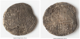Philip III "Pre-Motherlode Atocha" Cob 8 Reales ND (1612-1616) P-Q XF (Shipwreck Effect), Potosi mint, KM10, Cal-916. 18.73gm. Grade "12 points". Salv...
