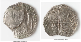 Philip III "Atocha" Cob 8 Reales ND (1612-1616) P-Q XF (Shipwreck Effect), Potosi mint, KM10, Cal-916. 18.30gm. Grade 3. Salvaged from the "Nuestra Se...