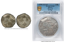 Philip III Cob 8 Reales ND (1616-1617) P-M VF35 PCGS, Potosi mint, KM10, Cal-919. 27.18gm. HID09801242017 © 2024 Heritage Auctions | All Rights Reserv...