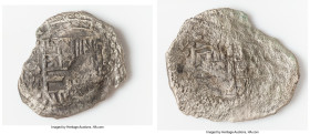 Philip III "Santa Margarita" Cob 8 Reales ND (1618-1621) P-T XF (Shipwreck Effect), Potosi mint, KM10, Cal-Type 165. 17.36gm. Grade III. Salvaged from...