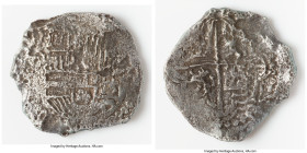 Philip III "Atocha" Cob 8 Reales ND (1598-1621) XF (Shipwreck Effect), Potosi mint, KM10. 20.10gm. Grade 3. Salvaged from the "Nuestra Señora de Atoch...